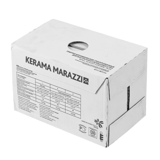 Плитка облицовочная Kerama Marazzi Монпарнас белая 285x85x8 мм (44 шт.=1,07 кв.м)