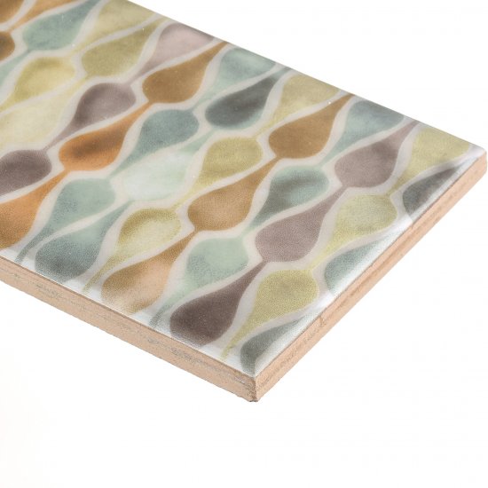 Плитка декор Kerama Marazzi Монпарнас флора 285x85x8 мм