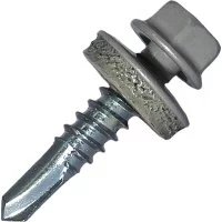 Самосверлящий винт HARDWEX ТМ HWX7-W-P9-5.5x25 мм. св.№3, RAL 9006 (250 шт.)