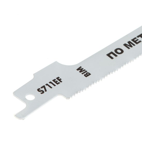Пилки для сабельной пилы Практика S711EF BIM по металлу L125 мм криволинейный рез (2 шт.) (773-583)