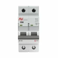Автоматический выключатель модульный EKF Averes AV-10 2P 50А тип B 10 кА 230 В (mcb10-2-50B-av)