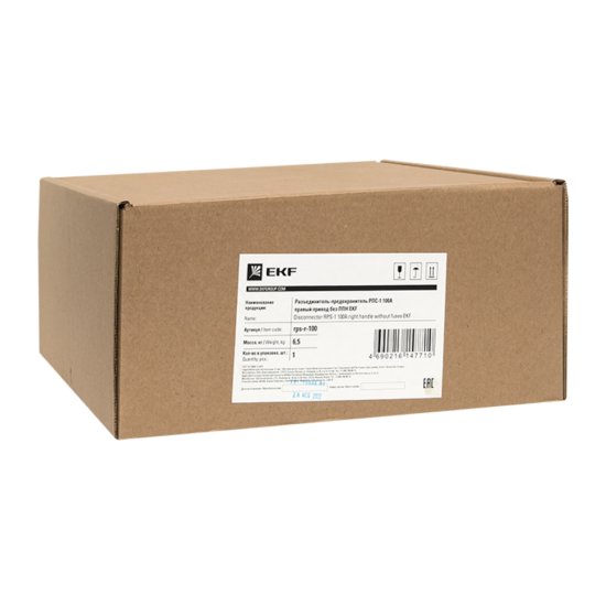 Выключатель-разъединитель EKF Basic РПС-1 3P 100А 400 В правый привод (rps-r-100)