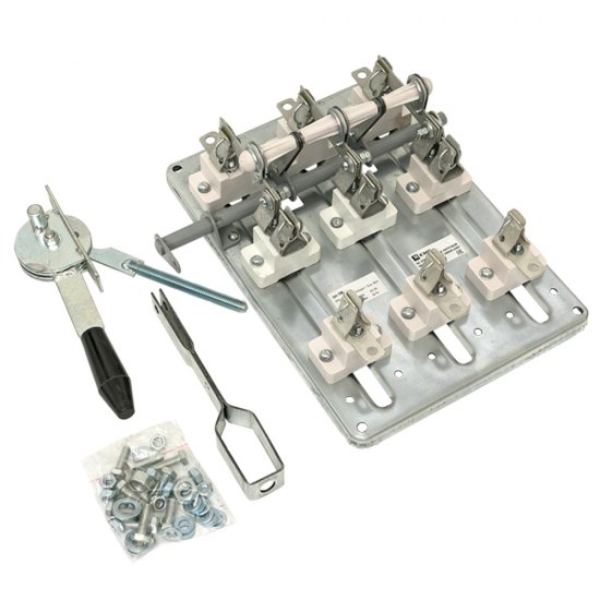 Выключатель-разъединитель EKF Basic РПС-1 3P 100А 400 В левый привод (rps-r-100l)