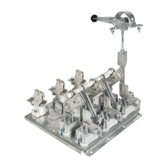 Выключатель-разъединитель EKF Basic РПС-6 3P 630А 500 В правый привод (rps-r-630)