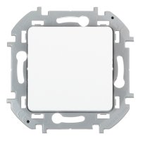 Выключатель Legrand Inspiria одноклавишный встраиваемый белый (673600)