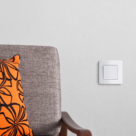 Выключатель Legrand Inspiria одноклавишный встраиваемый белый (673600)