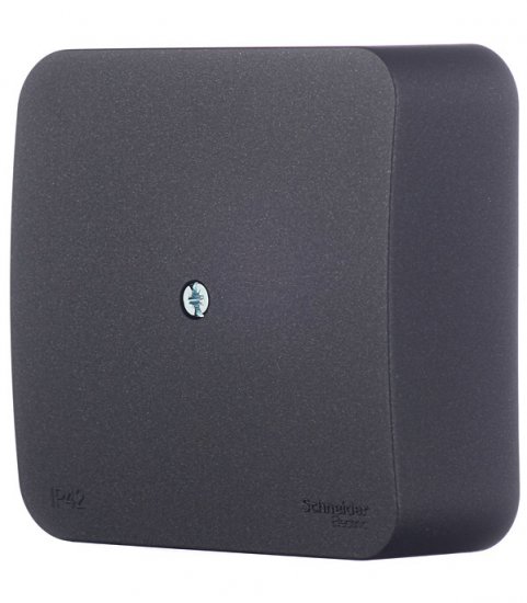 Коробка распределительная Systeme Electric Blanca накладная антрацит (BLNRK000016)