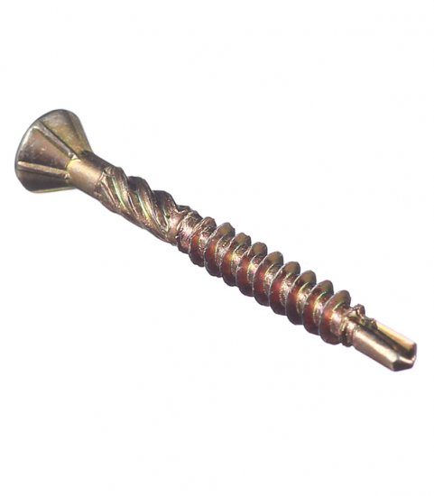 Саморезы для массивной доски 30x3,2 мм желтые (500 шт.)