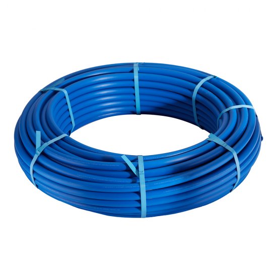 Труба ПНД ПЭ-100 для систем водоснабжения d32 SDR11 синяя премиум (100 м)