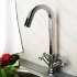 Смеситель для кухни WasserKraft Weser хром с высоким изливом двухвентильный (7847)