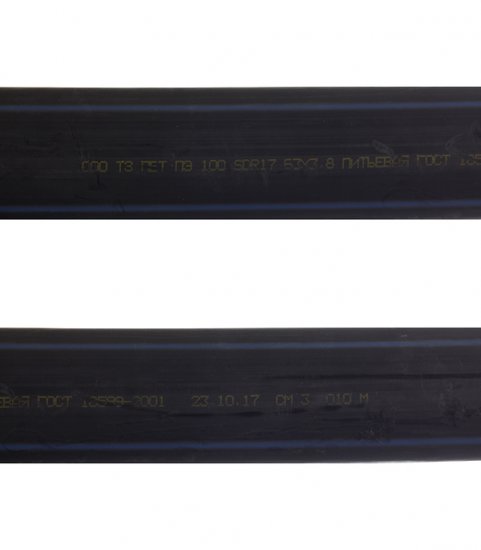 Труба ПНД ПЭ-100 для систем водоснабжения d63 SDR17 (100 м)