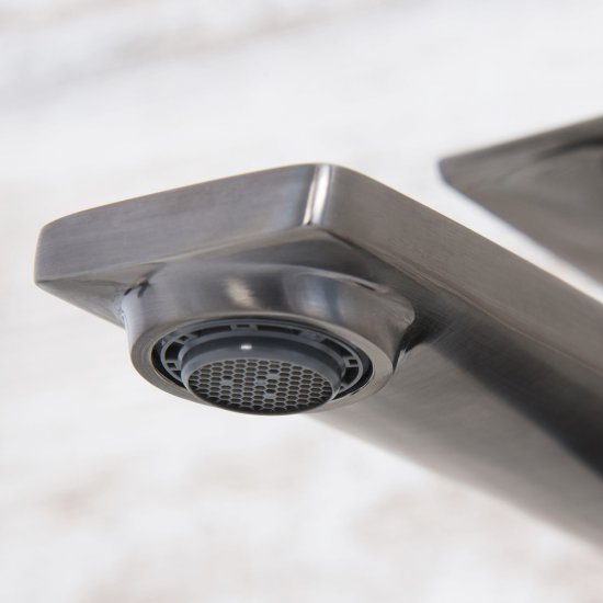 Смеситель для раковины высокий WasserKraft Wiese графит однорычажный (8403H)