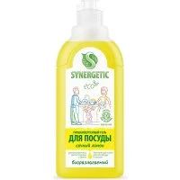 Концентрированное средство для мытья посуды и фруктов SYNERGETIC ЛИМОН