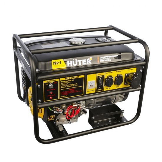 Генератор бензиновый Huter DY8000LX 6,5 кВт с электростартером (64/1/19)