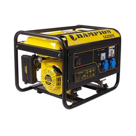 Генератор бензиновый Champion GG3301C 2,8 кВт высокий пусковой ток 7 кВт