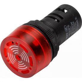 Лампа сигнальная Chint ND16-22FS 24 В IP40 красная (593394)