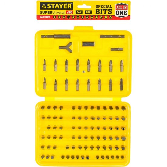 Набор бит STAYER MASTER SUPER UNIVERSAL