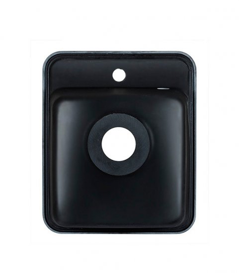 Мойка для кухни Granula Standard 50х42х19 см врезная кварц черная