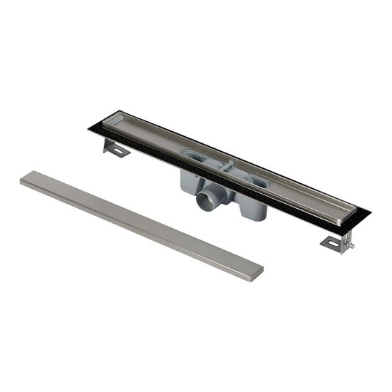 Лоток душевой АНИ пласт Мол с комбинированным затвором 62х650 мм d50 мм цельнометаллический (TLZ2065)