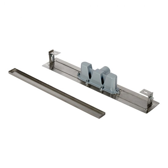 Лоток душевой АНИ пласт Мол с комбинированным затвором 62х650 мм d50 мм цельнометаллический (TLZ2065)