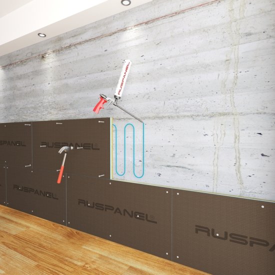 Панель звукоизоляционная Ruspanel RPG Eco Comfort 19х600х1250 мм армированная