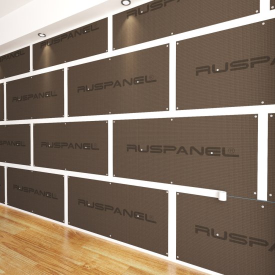 Панель звукоизоляционная Ruspanel RPG Eco Comfort plus 34х600х1250 мм армированная