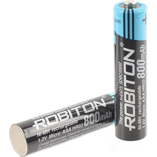 Низкотемпературный аккумулятор Robiton SIBERIA 800MHAAA-2