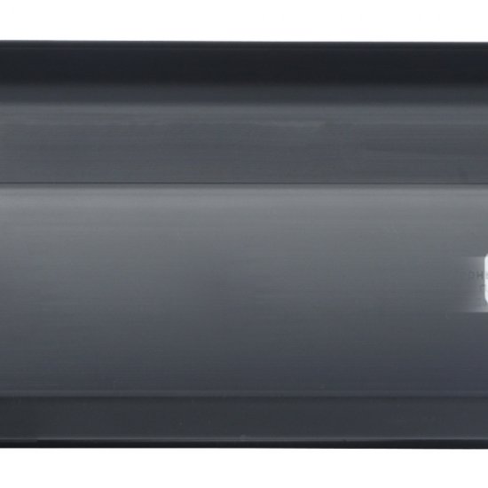 Плинтус ПВХ напольный Wimar Quadro 100 мм черный 2200 мм Г-профиль со съемной панелью