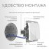 Выключатель Werkel одноклавишный встраиваемый белый матовый с подсветкой (a059270)