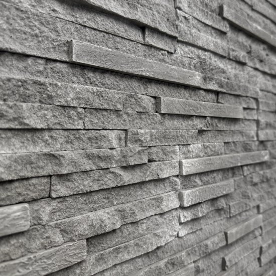 Искусственный камень Monte Alba Айлэнд серый (9 шт.=0,33 кв.м)