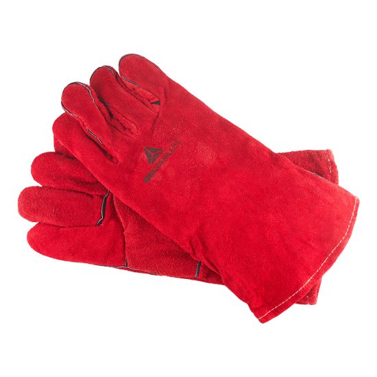 Краги кожаные для сварщика Delta Plus бордовые 10 (XL)