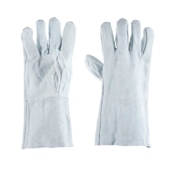 Краги спилковые для сварщика Металлург серые 10 (XL)