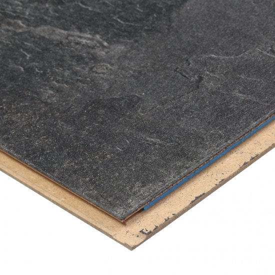 Ламинат 32 класс Classen Visiogrande сланец черный 2,368 кв.м 8 мм с фаской влагостойкий широкий