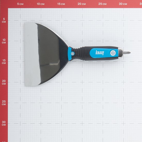 Шпатель для гипсокартона 150 мм Кнауф с отверткой