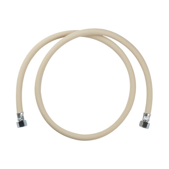 Шланг для газа ПВХ армированный 1/2 ВР(г) х 1/2 ВР(г) 150 см белый