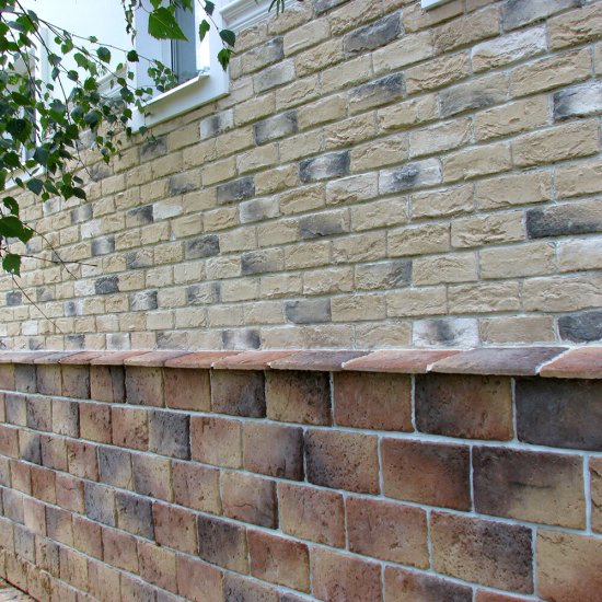 Искусственный камень White Hills Бремен Брик бежевый (68 шт.=1,11 кв.м)