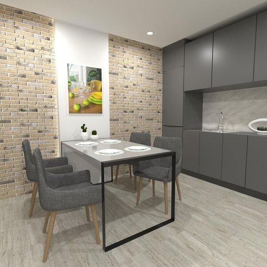 Искусственный камень White Hills Дерри брик бежевый (52 шт.=0,62 кв.м)