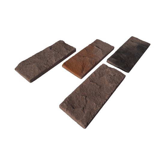 Искусственный камень White Hills Йоркшир темно-коричневый (25 шт.=1,06 кв.м)