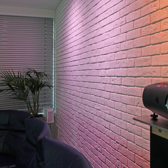 Искусственный камень White Hills Кельн Брик белый (96 шт.=1,63 кв.м)