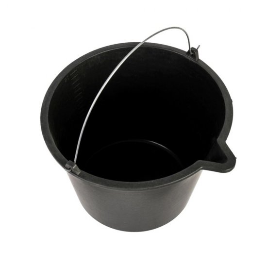 Ведро строительное пластиковое с носиком 20 л Эконом