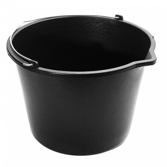 Ведро строительное пластиковое с носиком 20 л Эконом