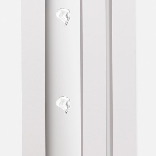 Декоративная рейка МДФ 35х16х2700 мм белая Стильный Дом