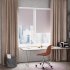 Рулонная штора 52х175 см Legrand Бостон розовая
