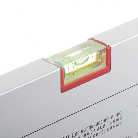 Правило-уровень алюминиевое 2,5 м 2 глазка Hesler