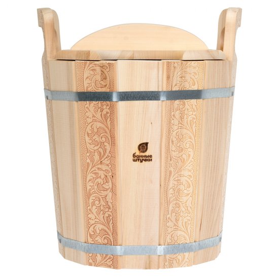 Запарник Банные штучки 14 л с крышкой (32695)