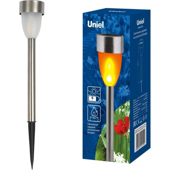Садовый светильник Uniel «Металлический факел» USL-S-187/MM360 METAL TORCH