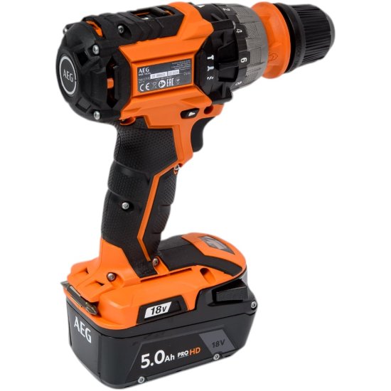 Аккумуляторная дрель AEG BSB18CBLLI-502C