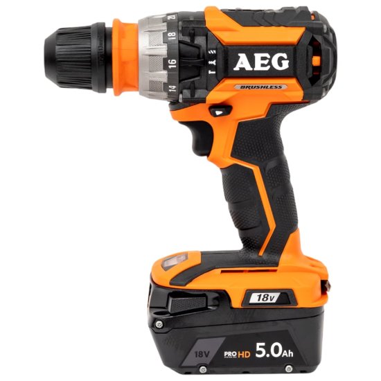 Аккумуляторная дрель AEG BSB18CBLLI-502C
