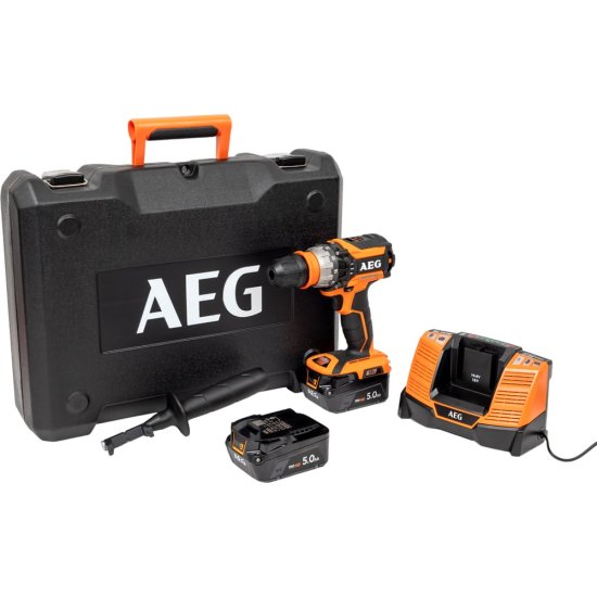 Аккумуляторная дрель AEG BSB18CBLLI-502C