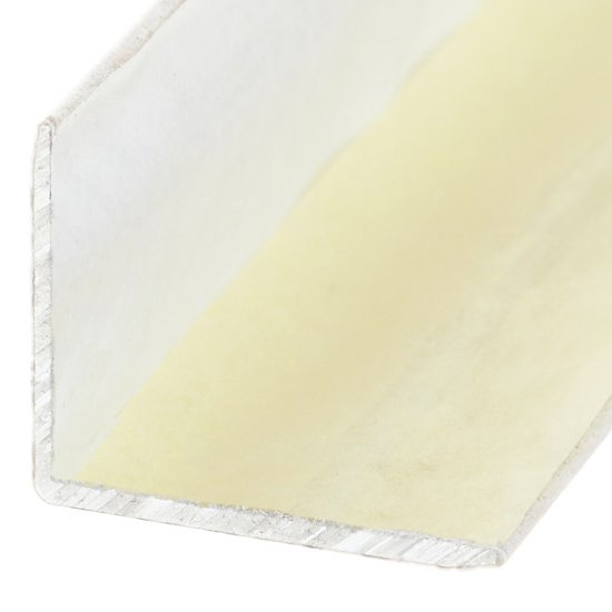 Порог алюминиевый угловой наружный 24х20х900 мм дуб кантри белый самоклеящийся